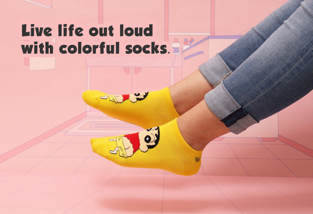 Live life out loud with colorful socks