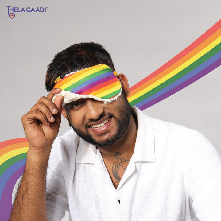 Colourful Stripes Eye Mask