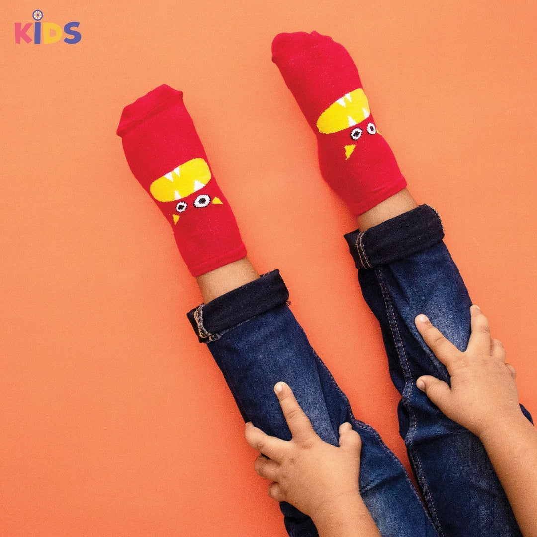 Kids: Cute Monsters Socks (Pack of 5)