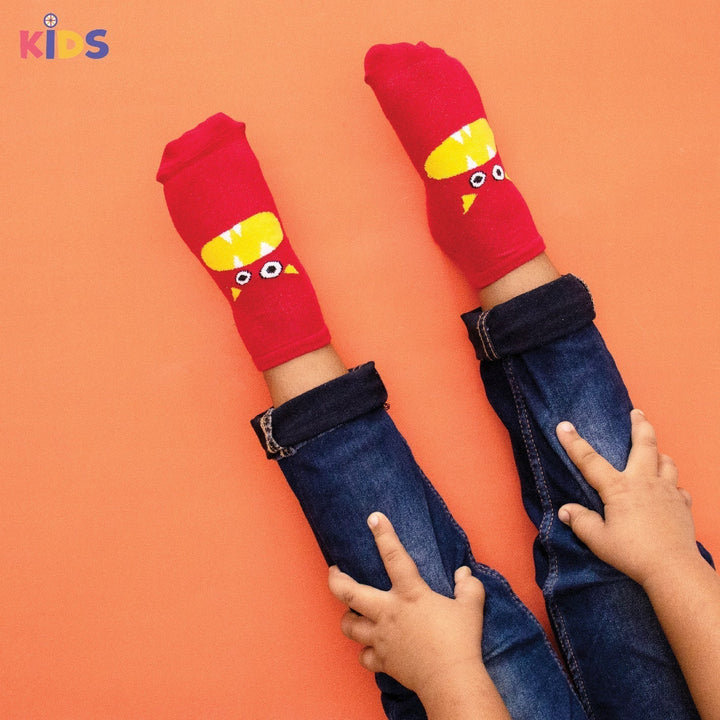 Kids: Cute Monsters Socks (Pack of 5)