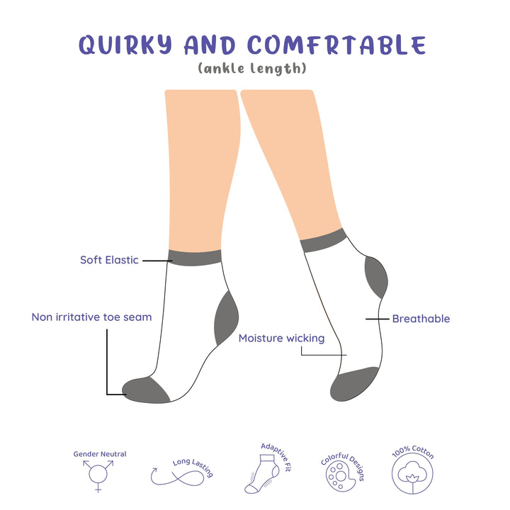 Kids: DC Superheroes Ankle Socks (Pack of 5)