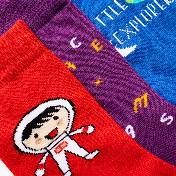 Kids : Space Explorer Crew Socks
