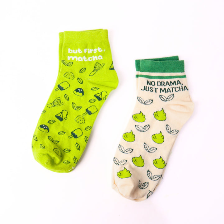 Matcha Friendship Socks