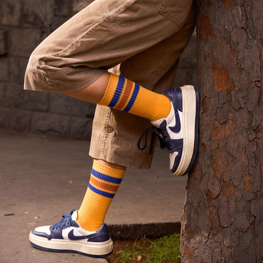 Mustard Classic Vintage Socks