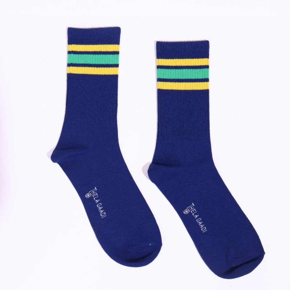 Navy Classic Vintage Socks