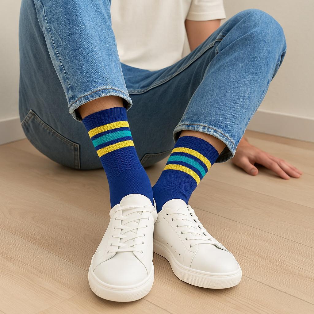 Navy Classic Vintage Socks