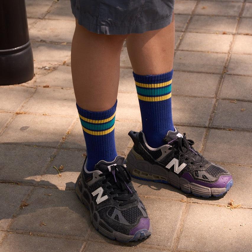 Navy Classic Vintage Socks