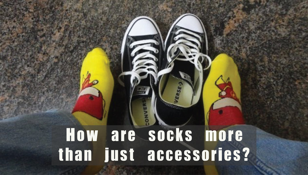 How are socks more than just accessories?