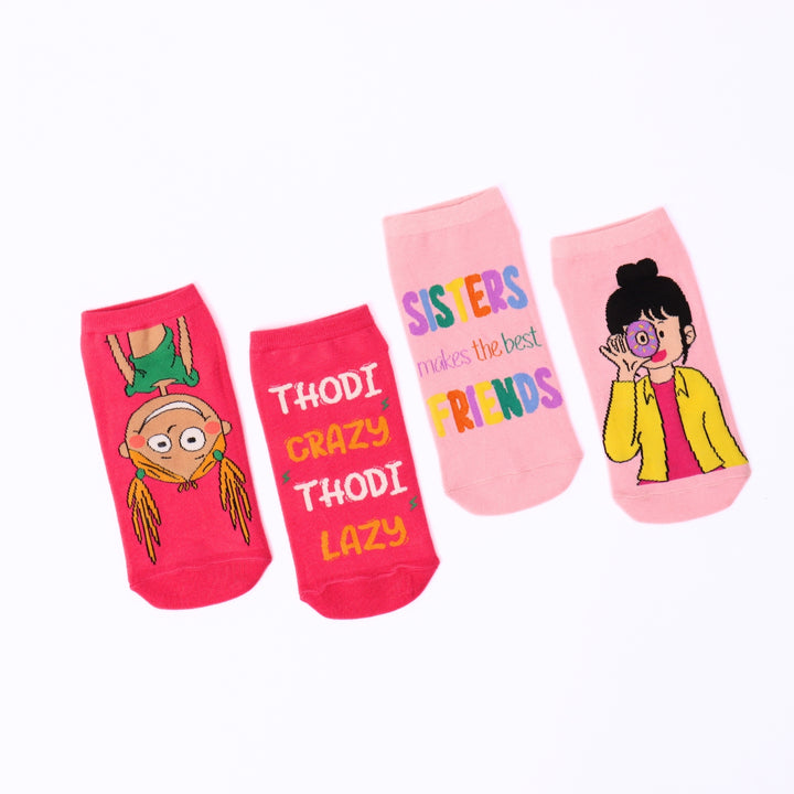 Sibling Sisters AB Socks