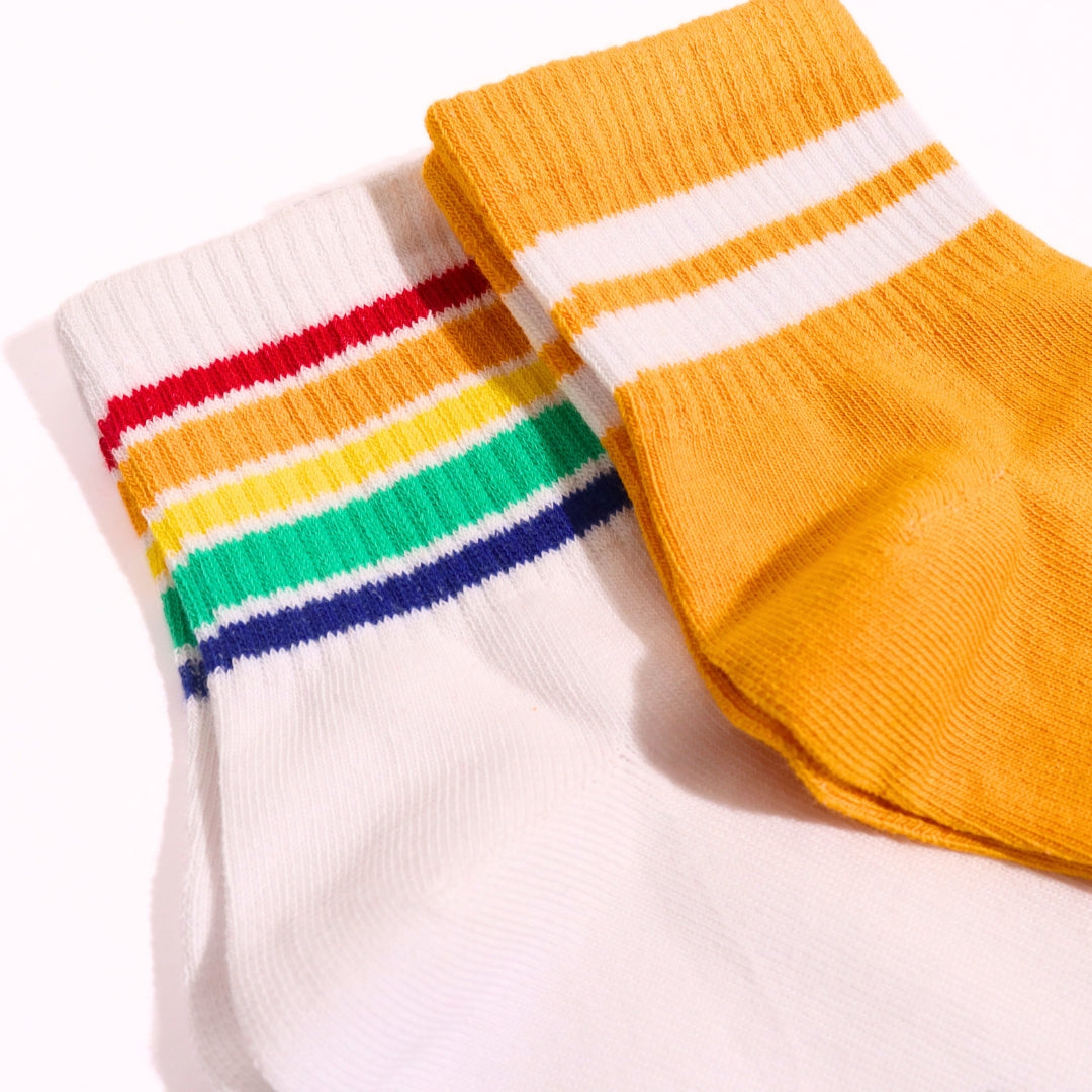 Ankle ribbed Socks