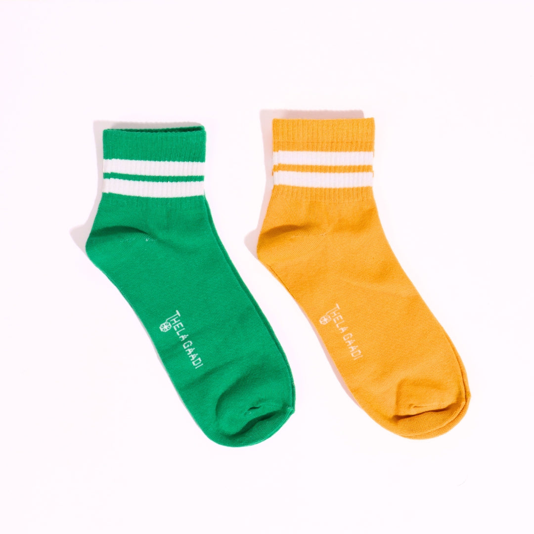 Ankle ribbed Socks