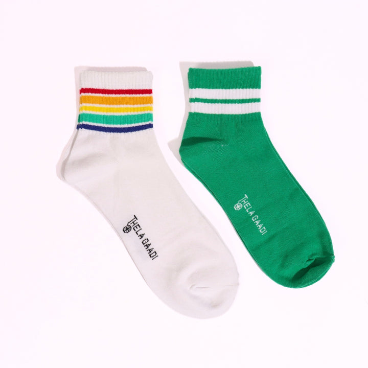 Ankle ribbed Socks