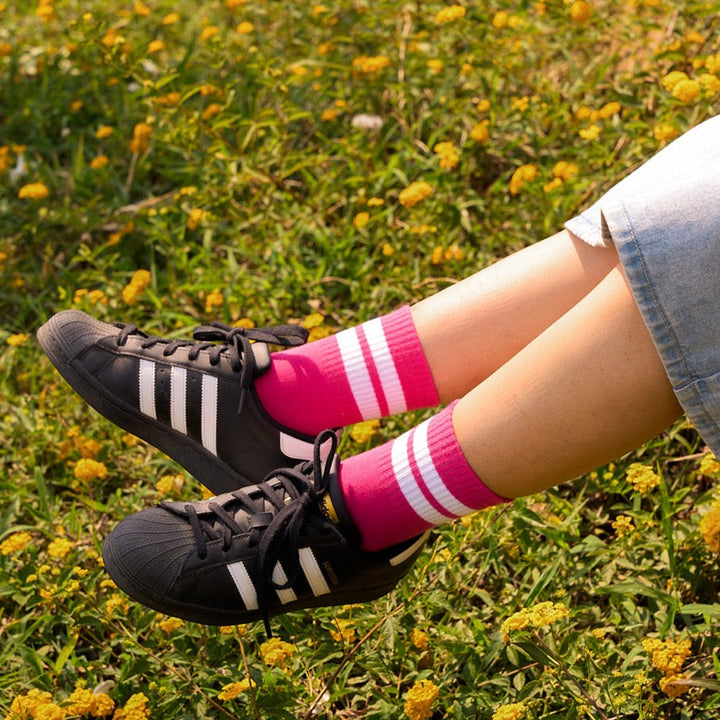 Ankle ribbed Socks