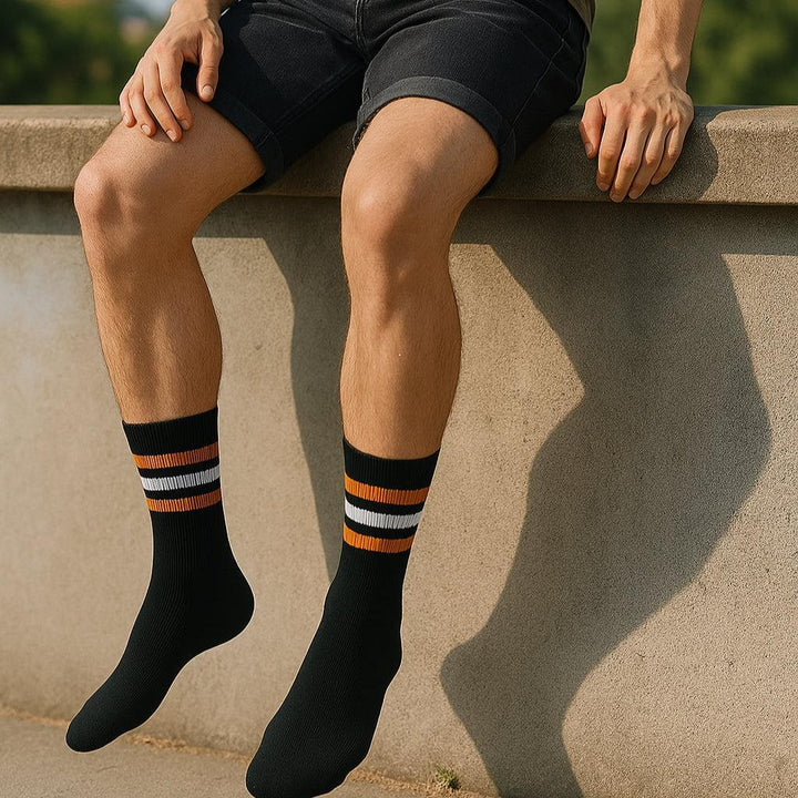 Black Classic Vintage Socks