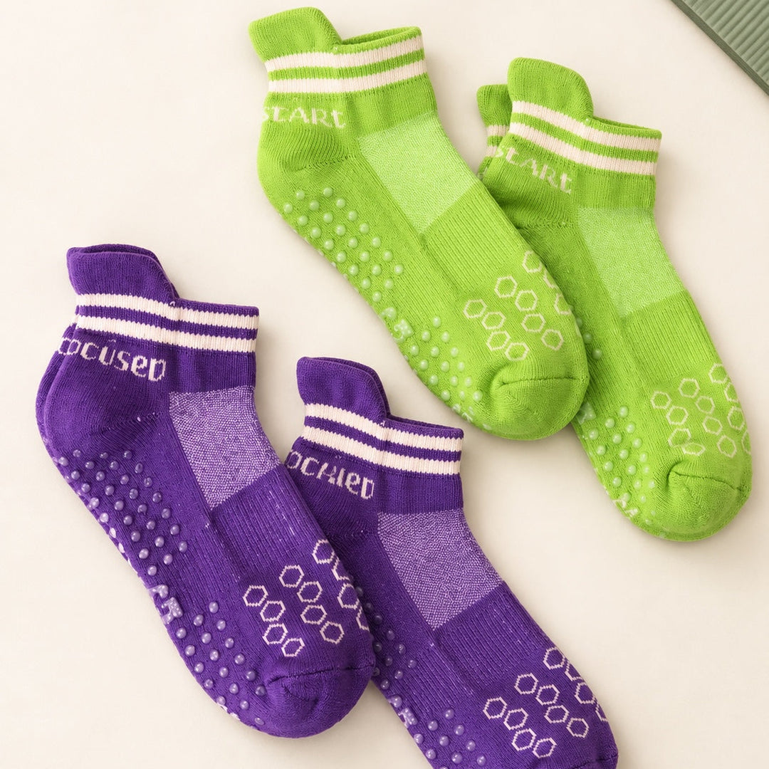 Calm & Focused Yoga & Pilates Grip Socks