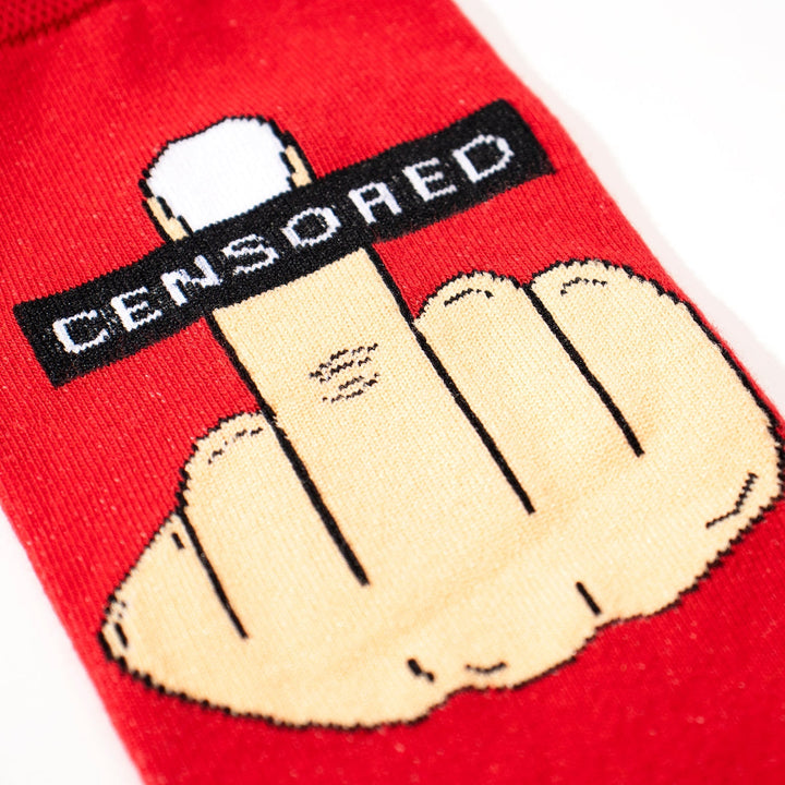 Censored & Smiley Crew Socks
