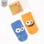 Comic Monster Blue and Orange Socks (Pack of 2)