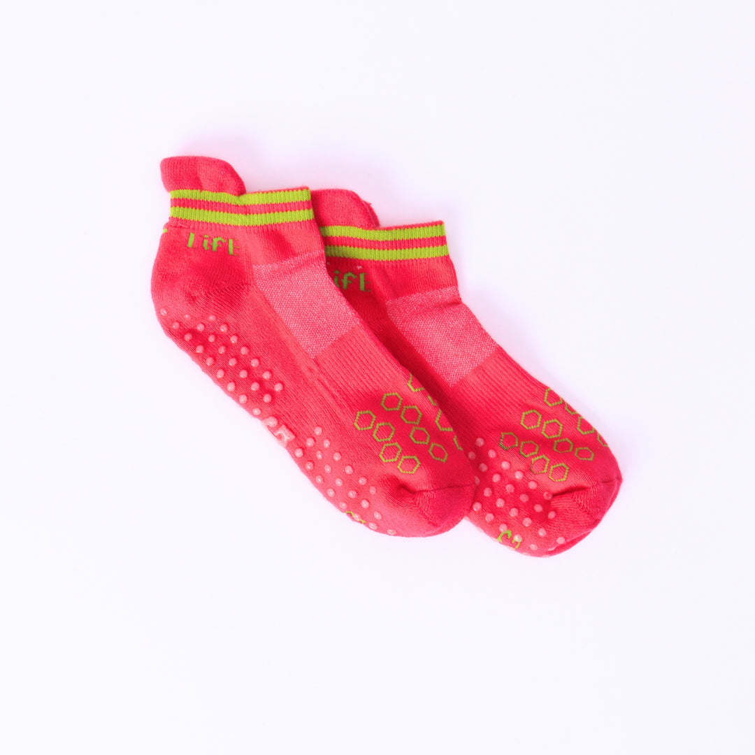 Enjoy Life Pink Yoga & Pilates Grip Socks