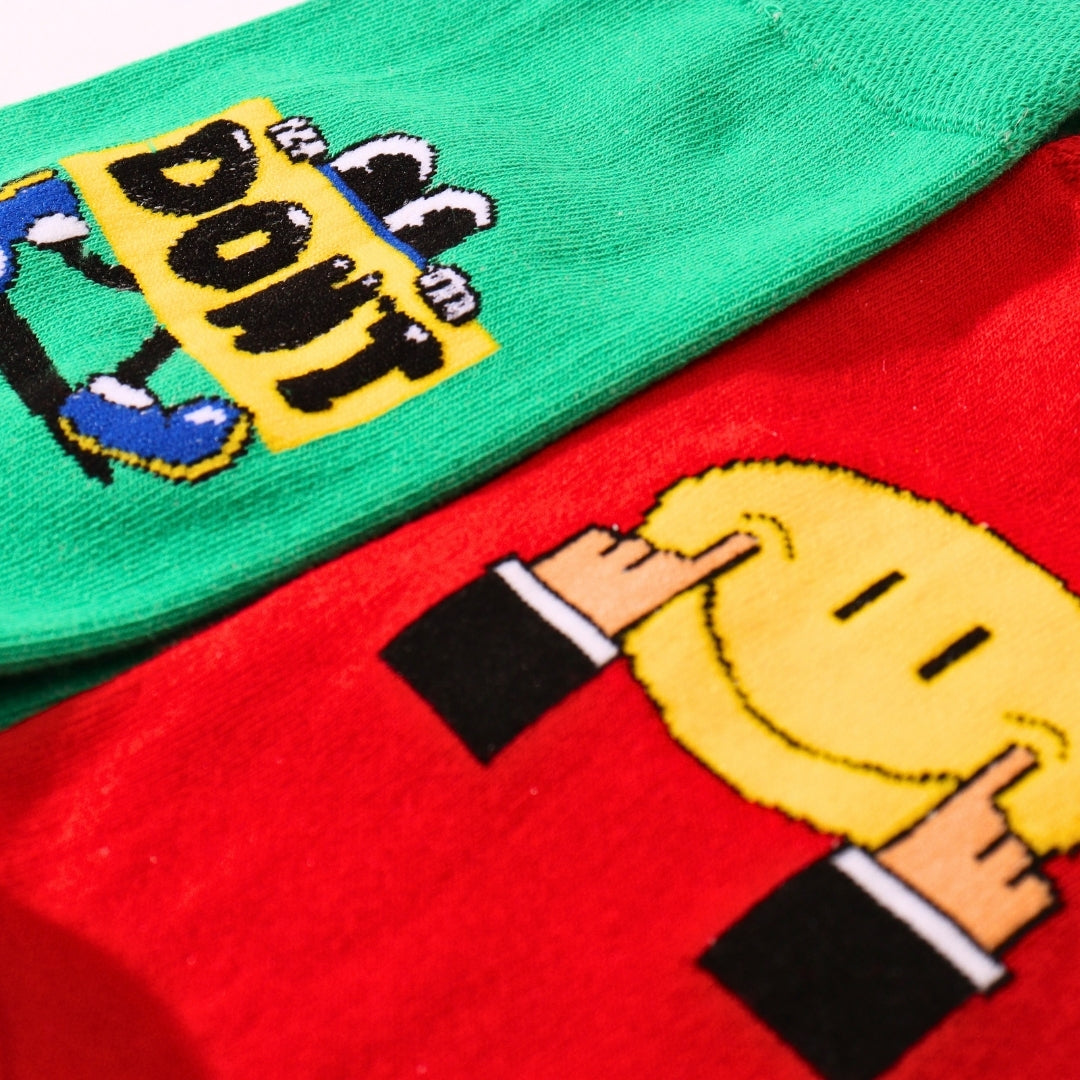 Fake It & Don't Follow Me Socks