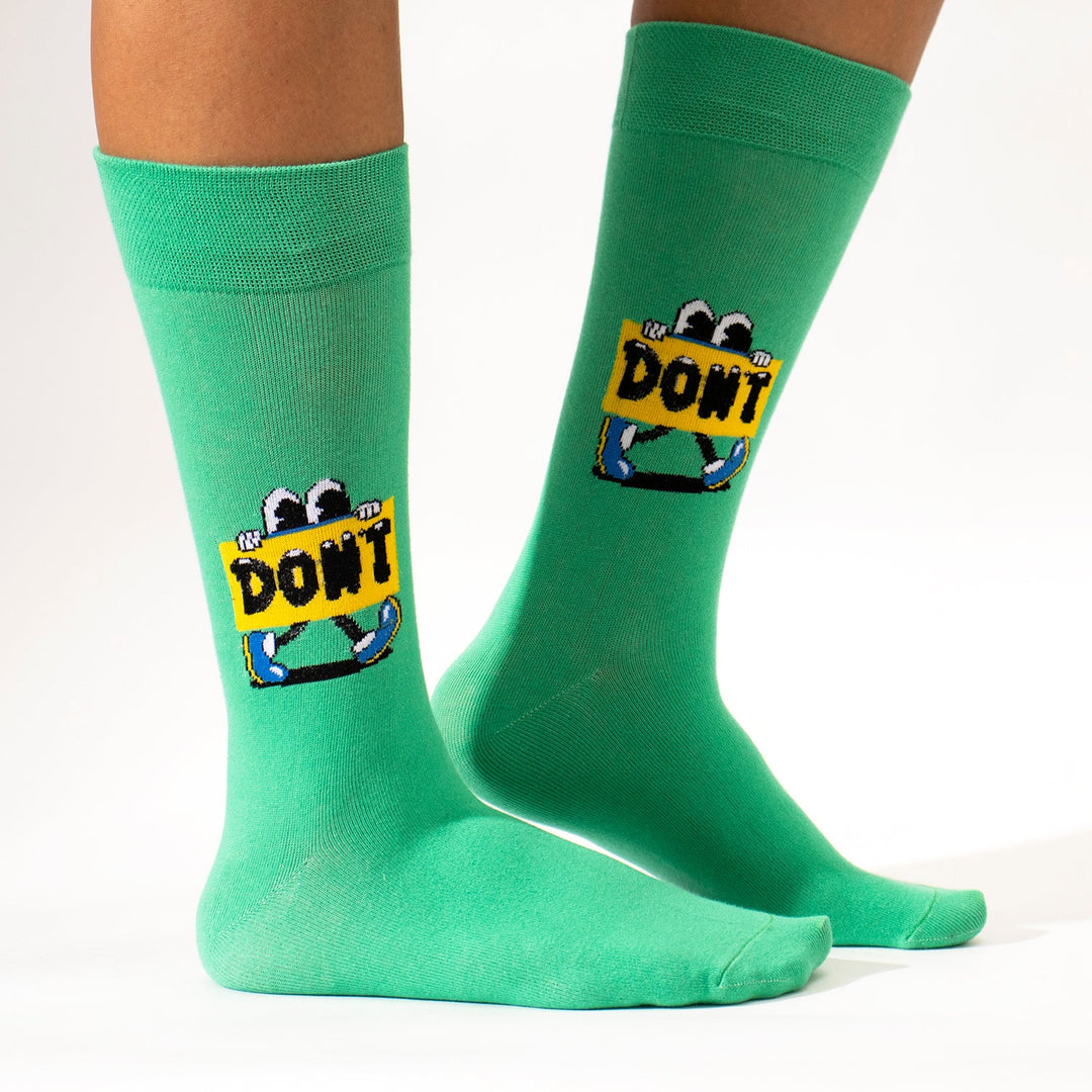 Fake It & Don't Follow Me Socks