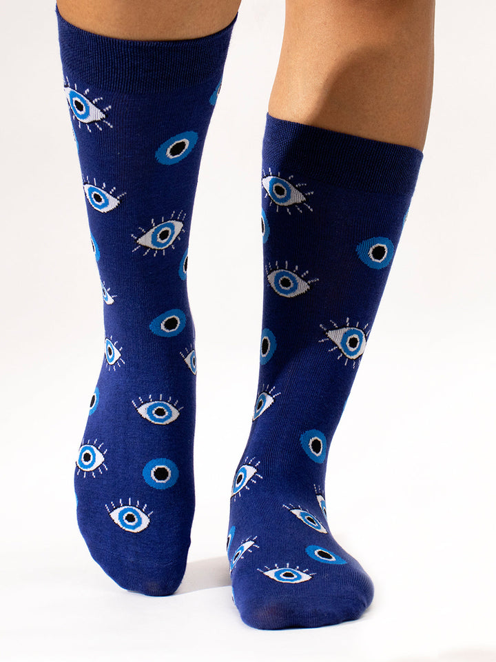 Fake It & Evil Eye Socks