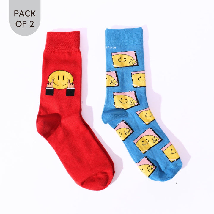 Fake It & Smily Socks