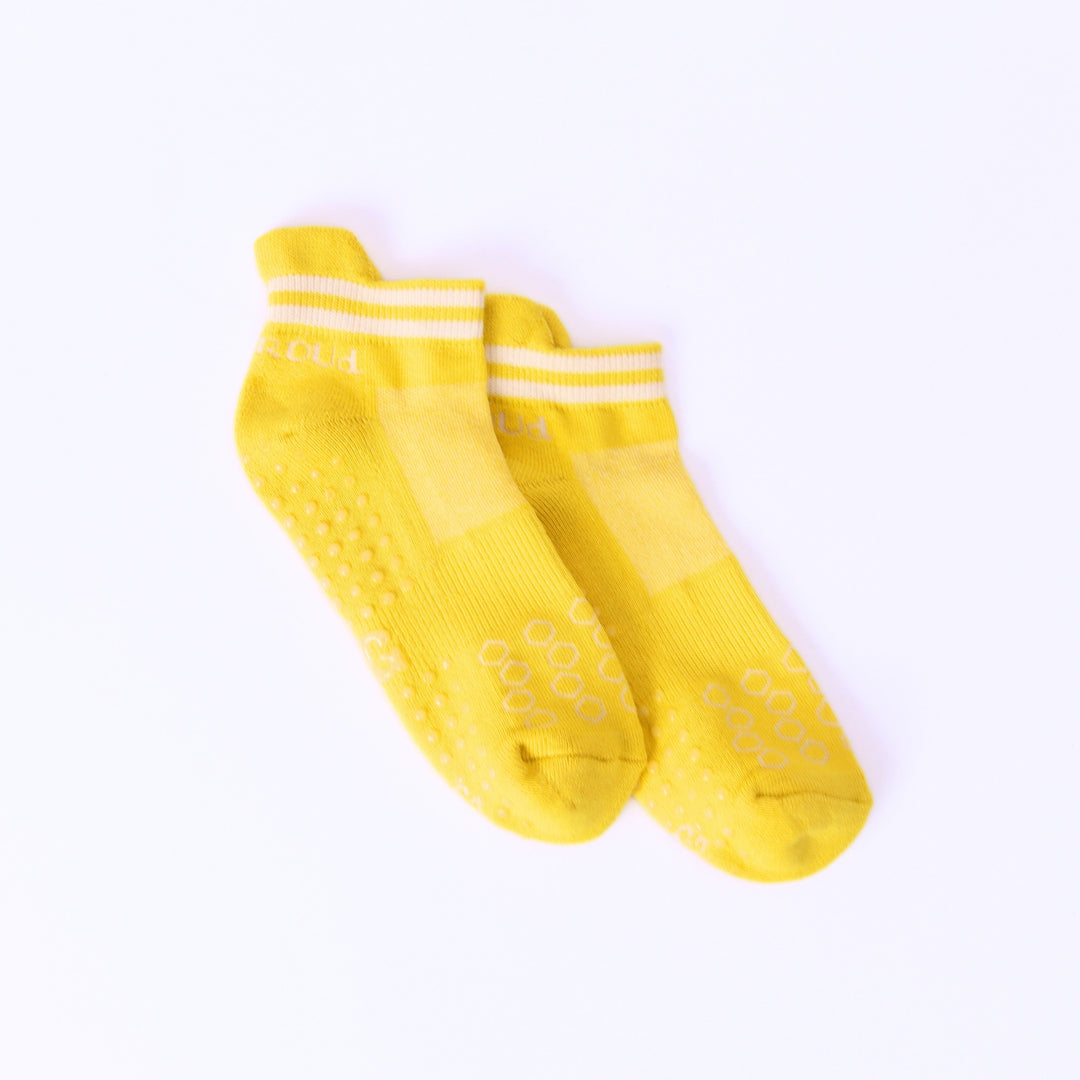 Feel Proud Yellow Yoga & Pilates Grip Socks