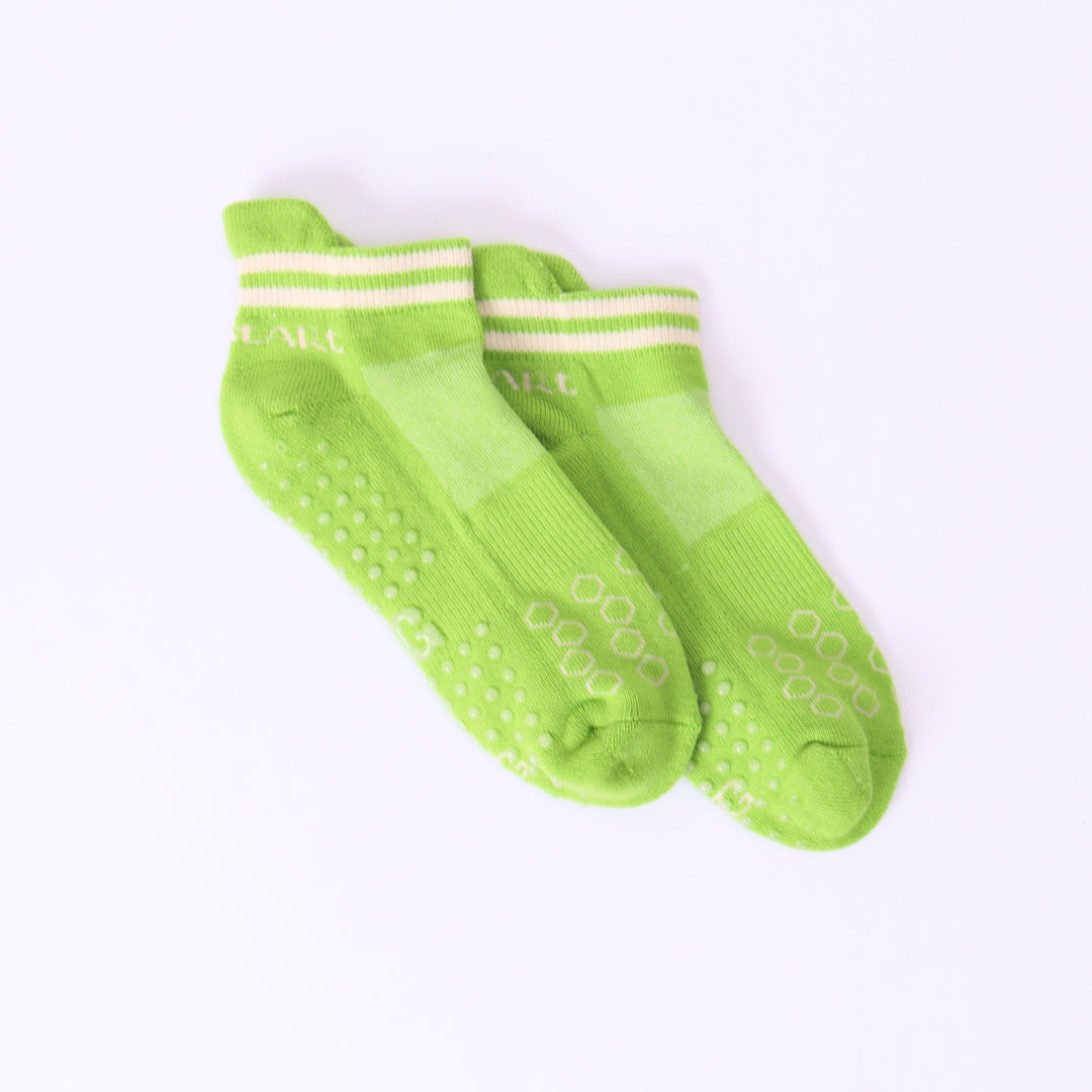 Fresh Start Green Yoga & Pilates Grip Socks