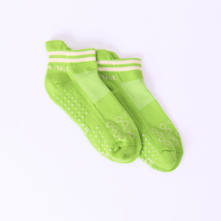 Fresh Start Green Yoga & Pilates Grip Socks