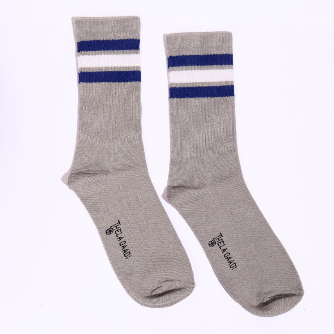 Grey Classic Vintage Socks