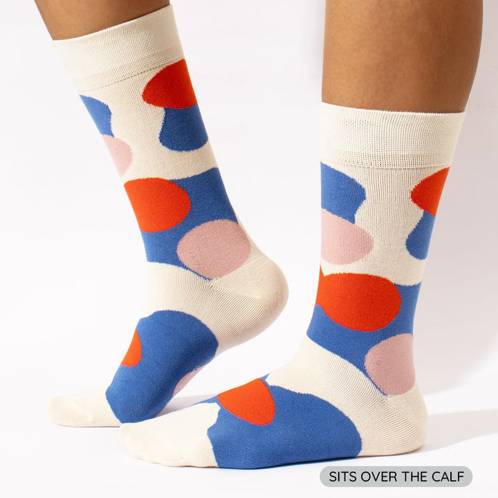 Honeybee & Abstract Crew Socks