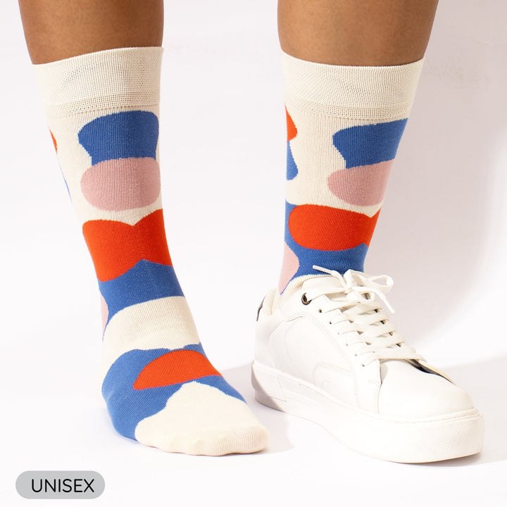 Honeybee & Abstract Crew Socks