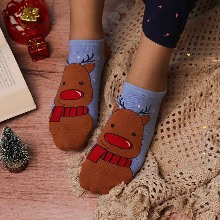 Jingle Joy Winter themed Socks