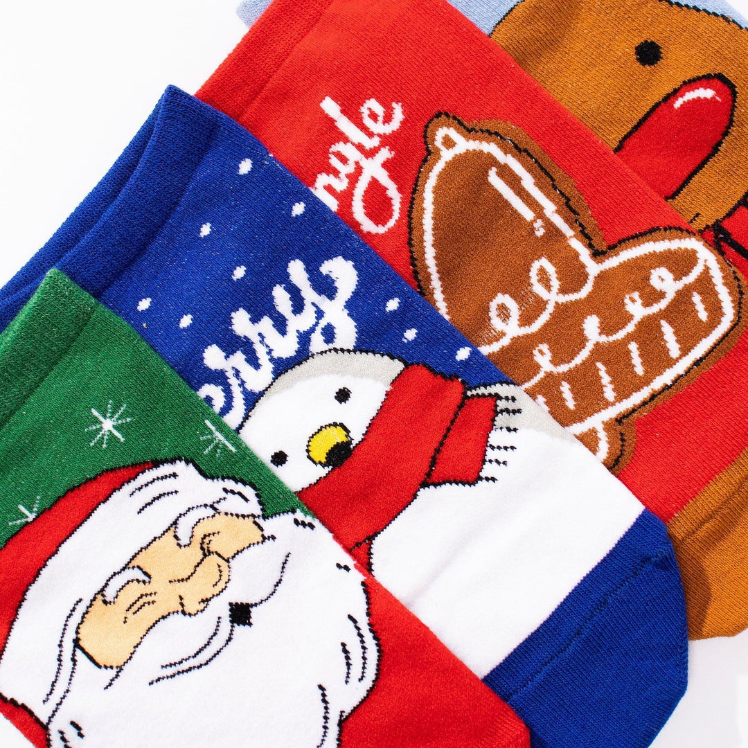 Jingle Joy Winter themed Socks