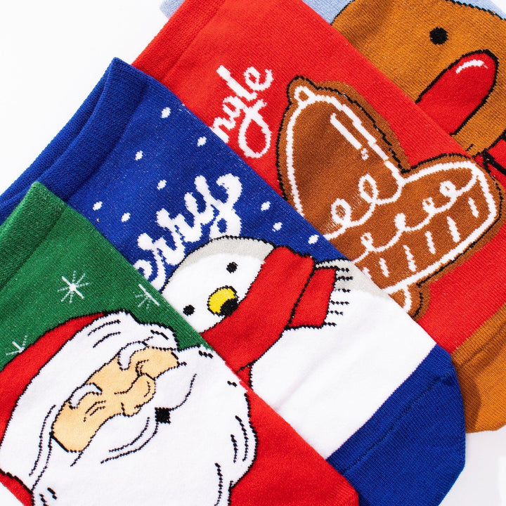 Jingle Joy Winter themed Socks