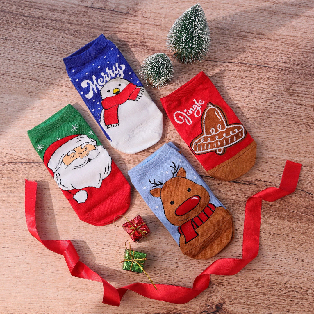 Jingle Joy Winter themed Socks