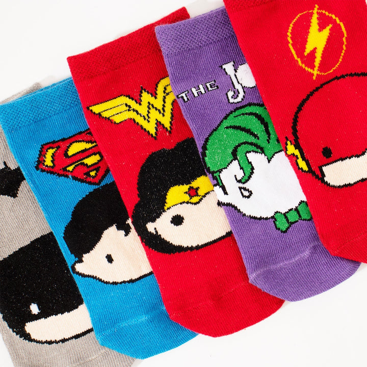 Kids: DC Superheroes Ankle Socks (Pack of 5)