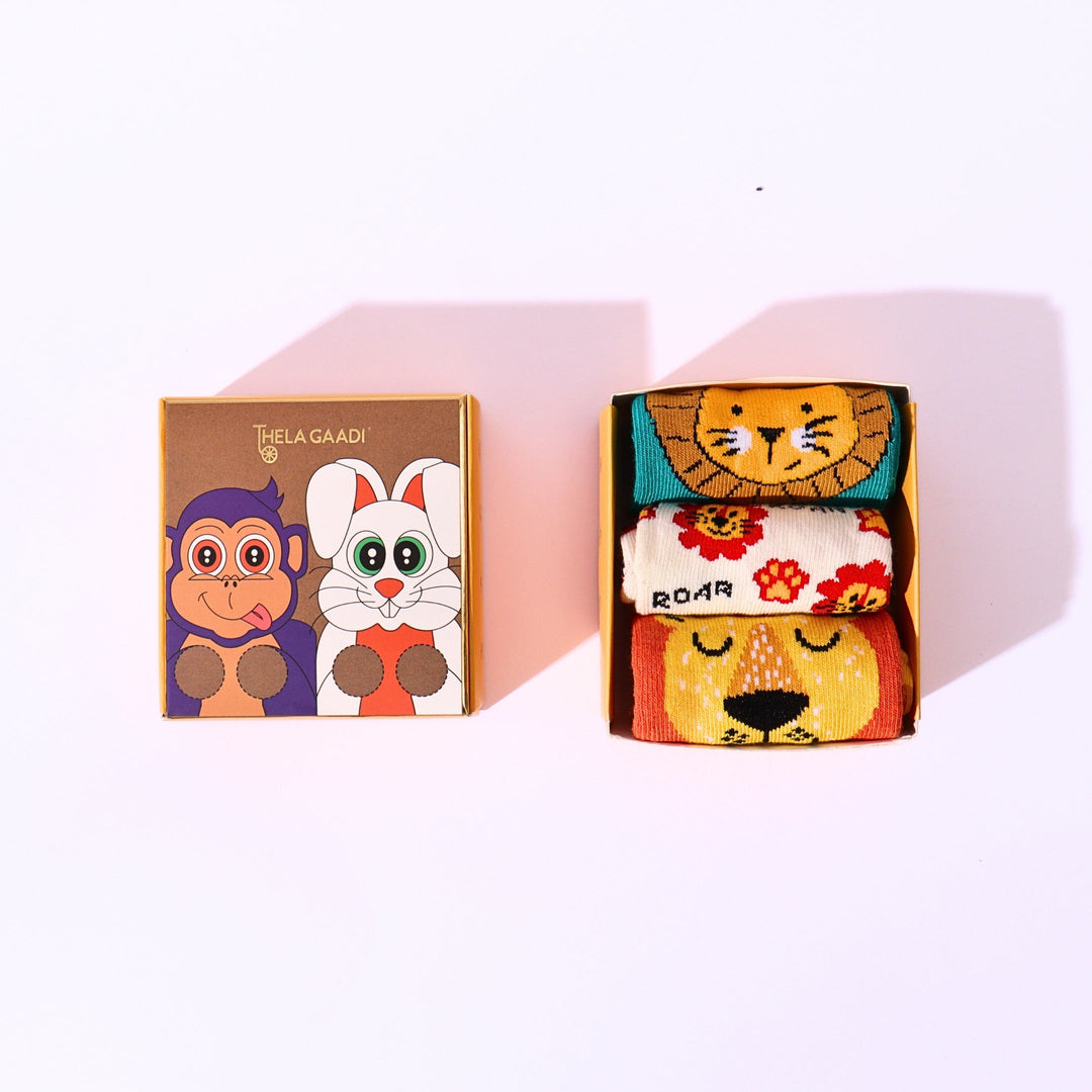 Kids Lion Rakhi Gift Box