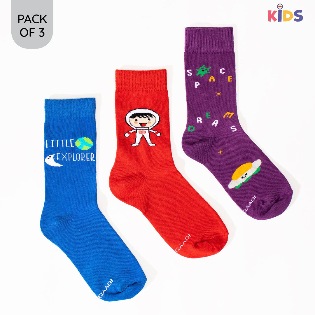 Kids : Space Explorer Crew Socks