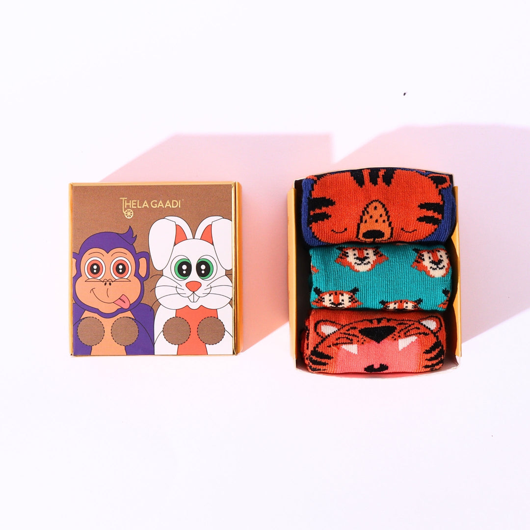 Kids Tiger Rakhi Gift Box