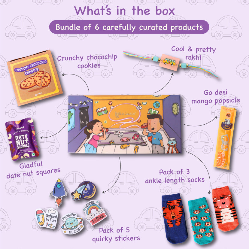 Kids Tiger Rakhi Gift Box