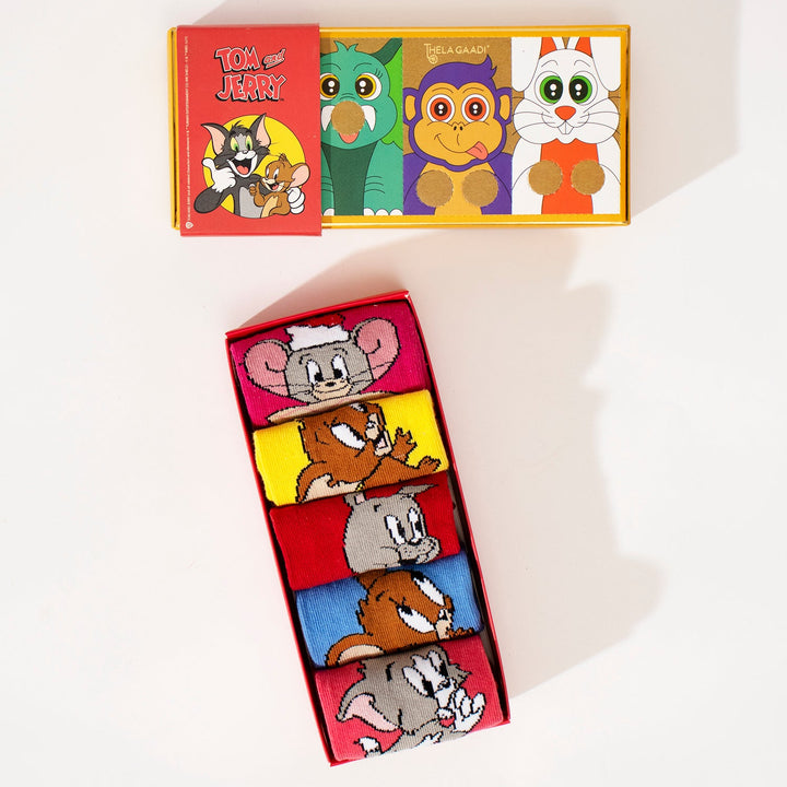 Kids: Tom & Jerry Socks (Pack of 5)