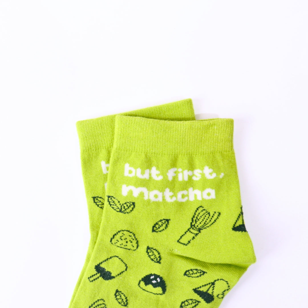 Matcha Friendship Socks
