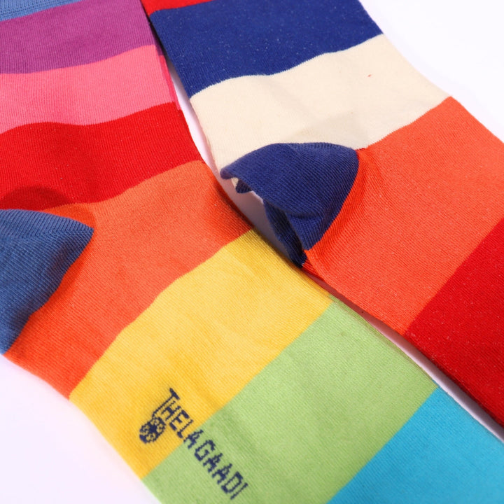 Multicolour Stripes Socks