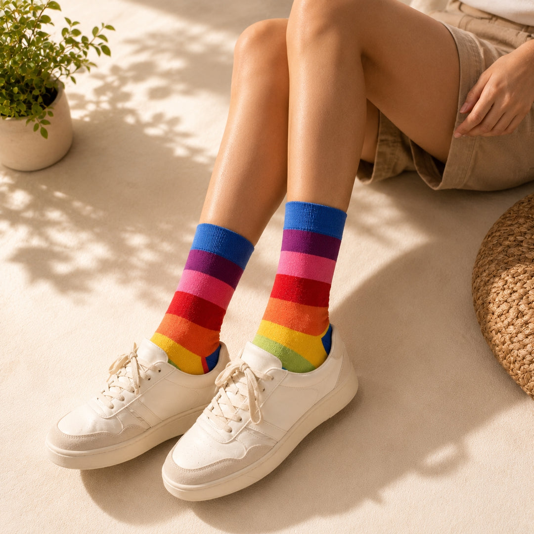 Multicolour Stripes Socks