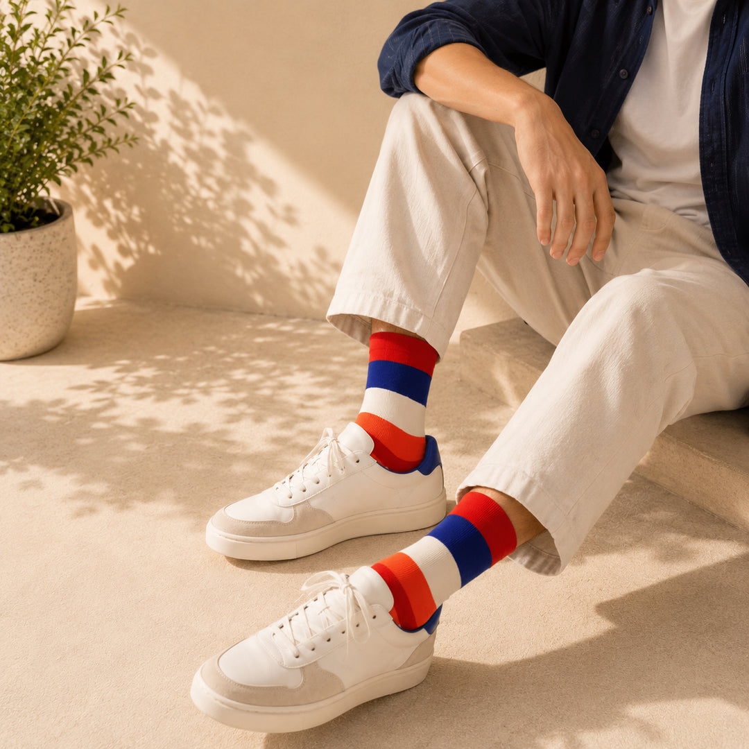 Multicolour Stripes Socks