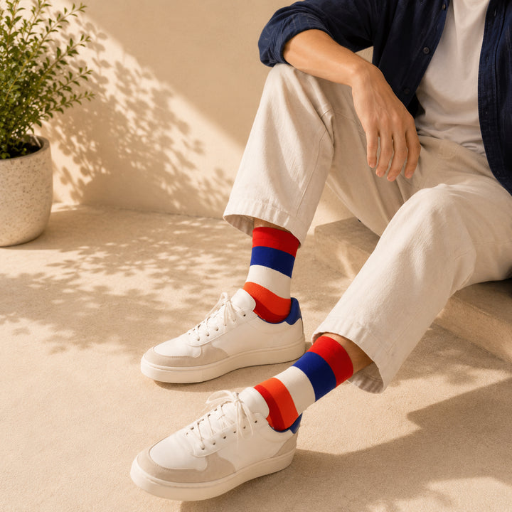Multicolour Stripes Socks