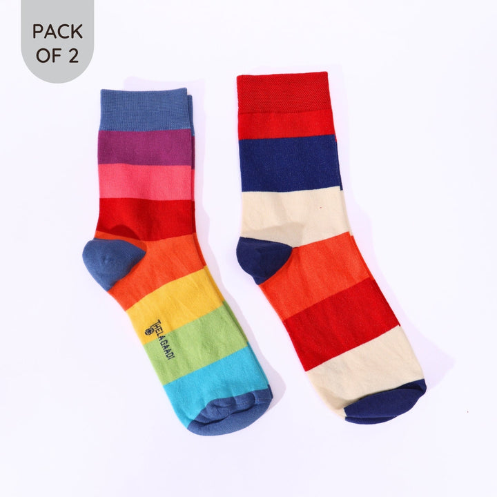 Multicolour Stripes Socks