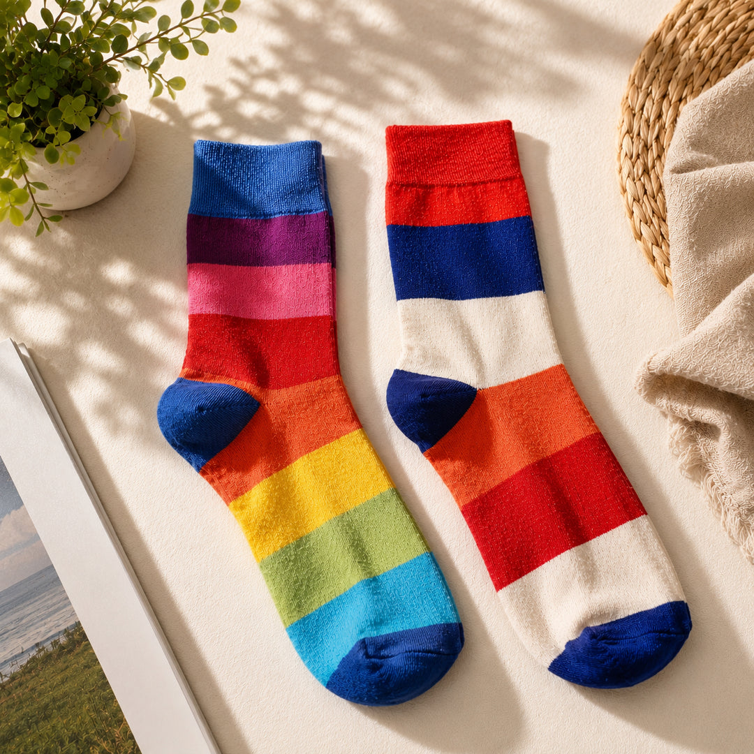 Multicolour Stripes Socks