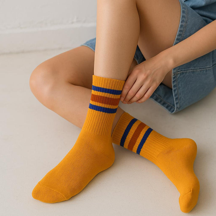 Mustard Classic Vintage Socks